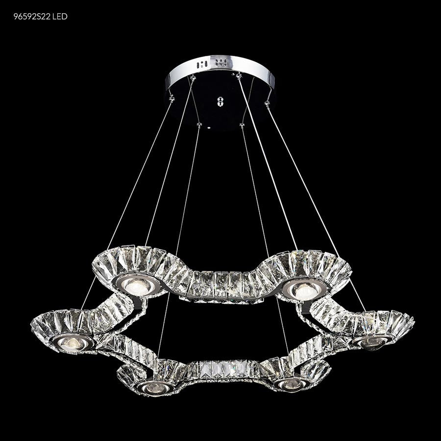 LED Galaxy Crystal Chandelier - IMPERIAL Crystal (Clear)