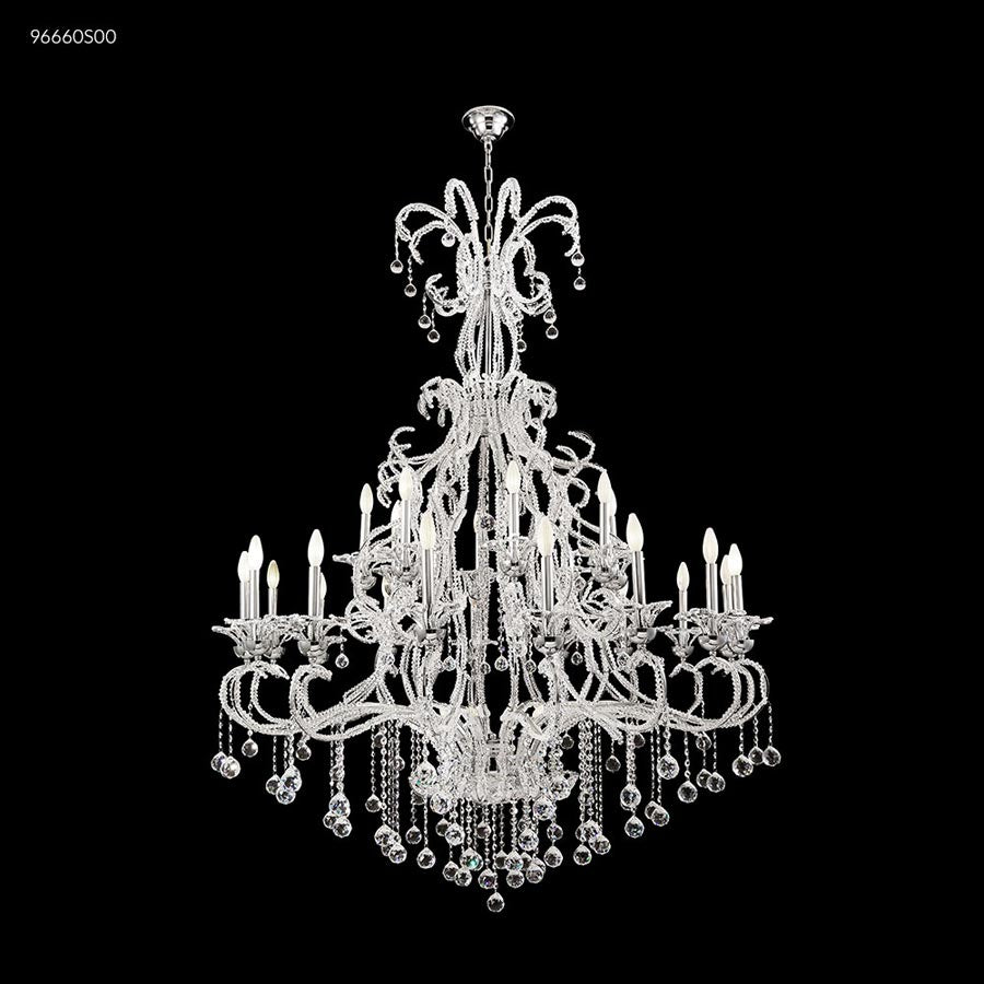 Crystal Bead 16 Arm Chandelier - Swarovski crystals (Clear)