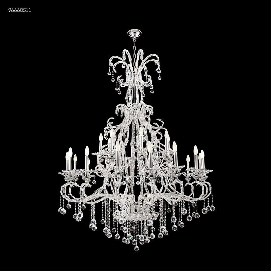 Crystal Bead 16 Arm Chandelier - SPECTRA CRYSTAL by Swarovski -Clear