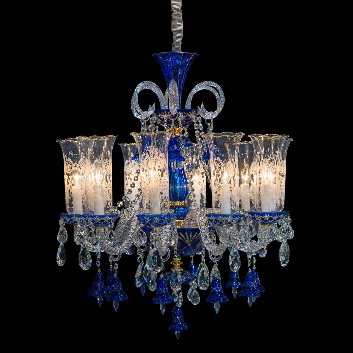 WINTER PALACE 10 LIGHT CHANDLIER