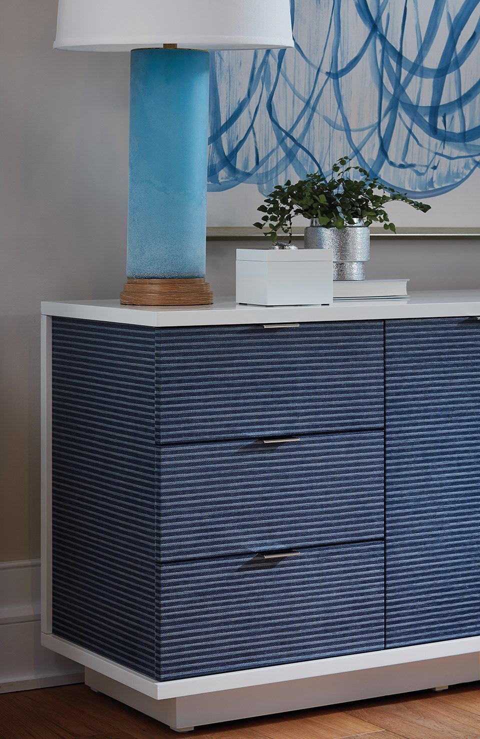 COSMOPOLITAN 6-DRAW & TWO DOOR CABINET