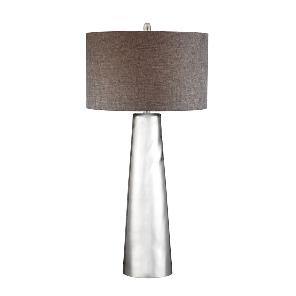 Tapered Cylinder 37" Mercury Glass Table Lamp