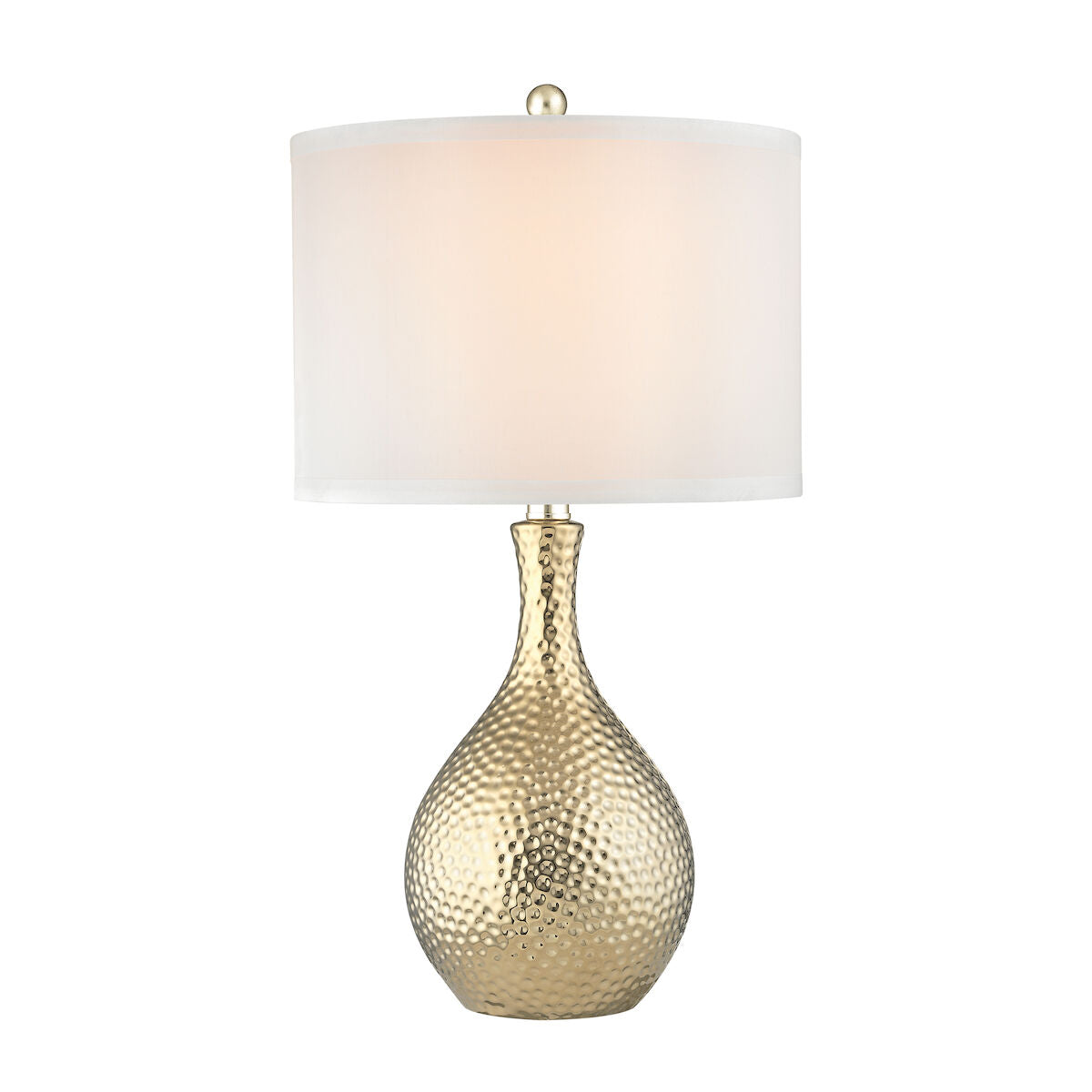 Soleil 1 Light Table Lamp In Gold Plate