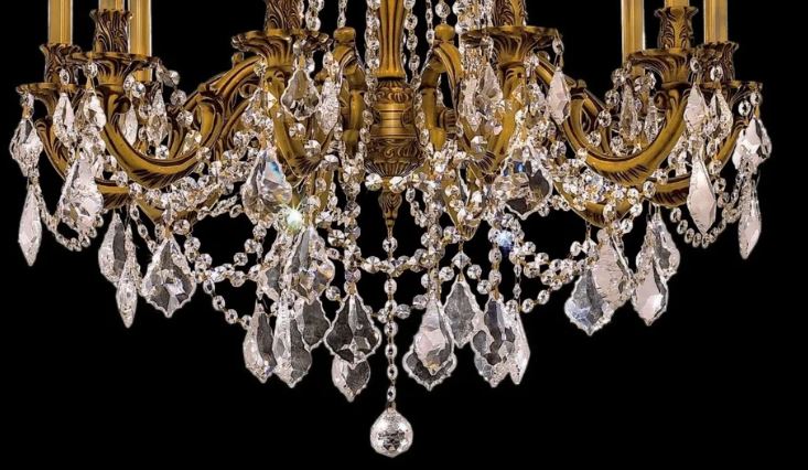 ROSALIA 10 LT CHANDELIER FRENCH GOLD