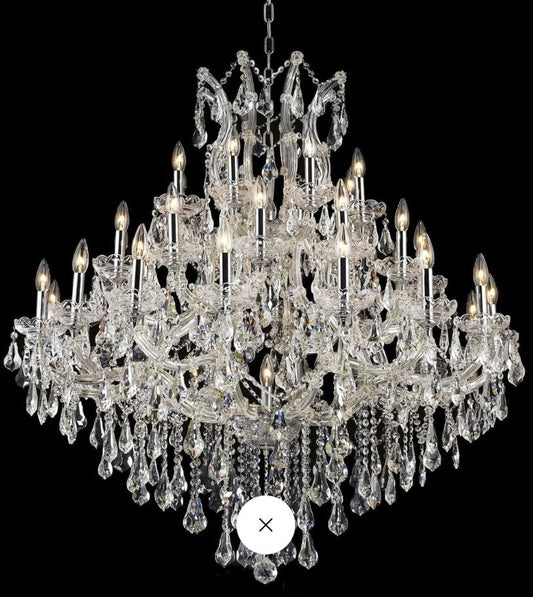 44" MARIA THERESA 37 LIGHT CHANDELIER