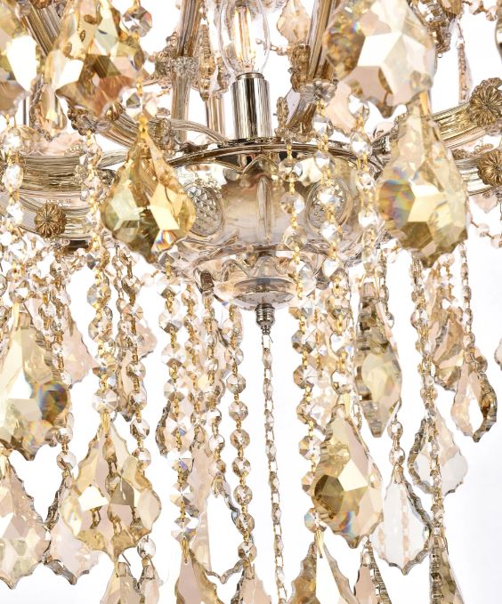 Crystal Maria Theresa Chandelier 46" 49 Lights
