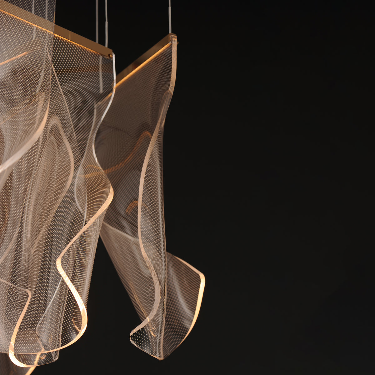 13-LIGHT RECTALINEAR LED PENDANT