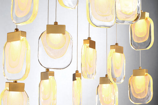 PAGETSHARE 19-LIGHT LED CHANDELIER