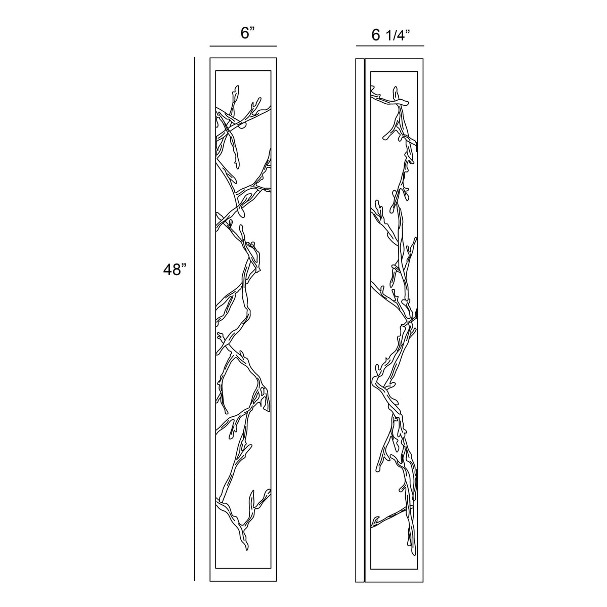 AERIESHARE 6LT LED WALL SCONCE