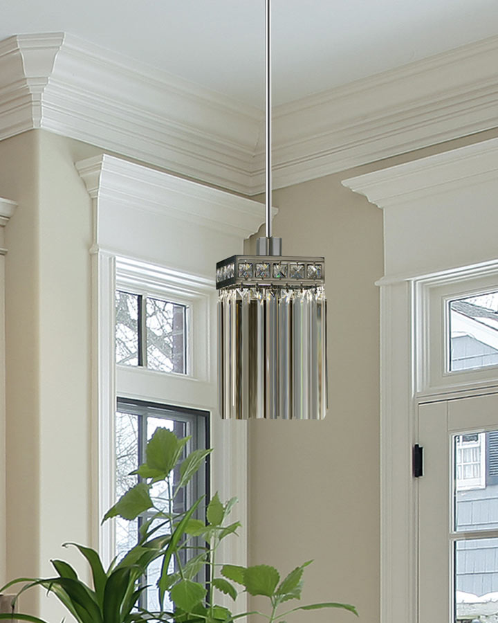 Bradford 6"W Crystal Pendant
