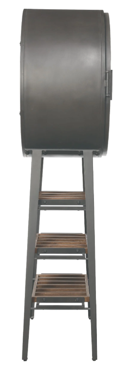 Round Metal Bar Cabinet