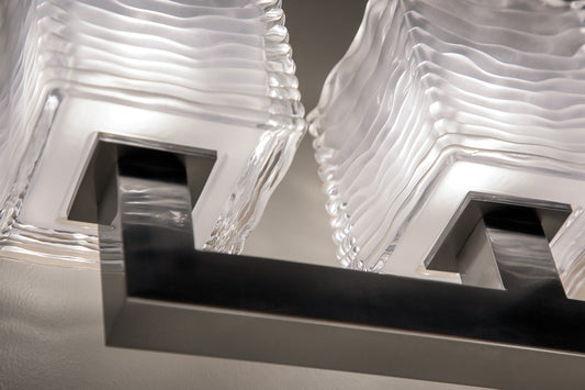 Sagamore 4 light bath satin nickel finish