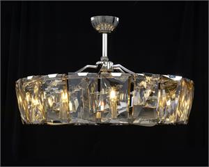FANDELIER W/FACETED CRYSTAL