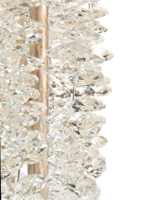 Cascading Crystal Waterfall Floor Lamp
