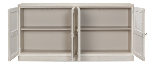 Lionisio Buffet75"Stucco Whtwood Drs