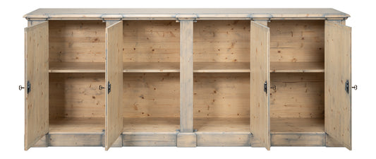 Crested Wall Cabinetcarmine Legno Tran