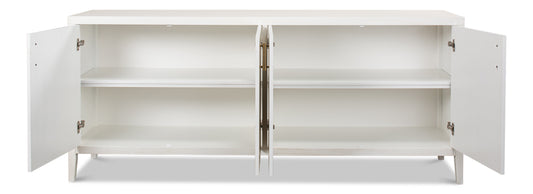 Blanco 4 Door Buffet Cortina White