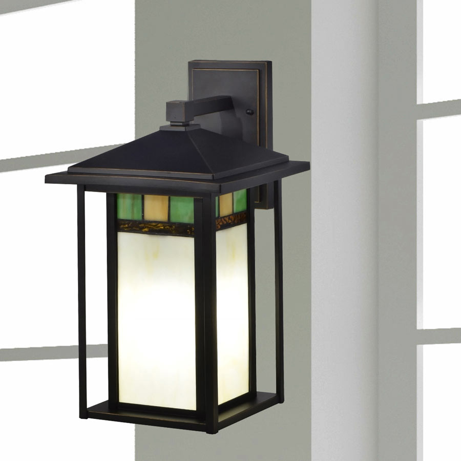 Tahoe 17"H Outdoor Tiffany Wall Sconce