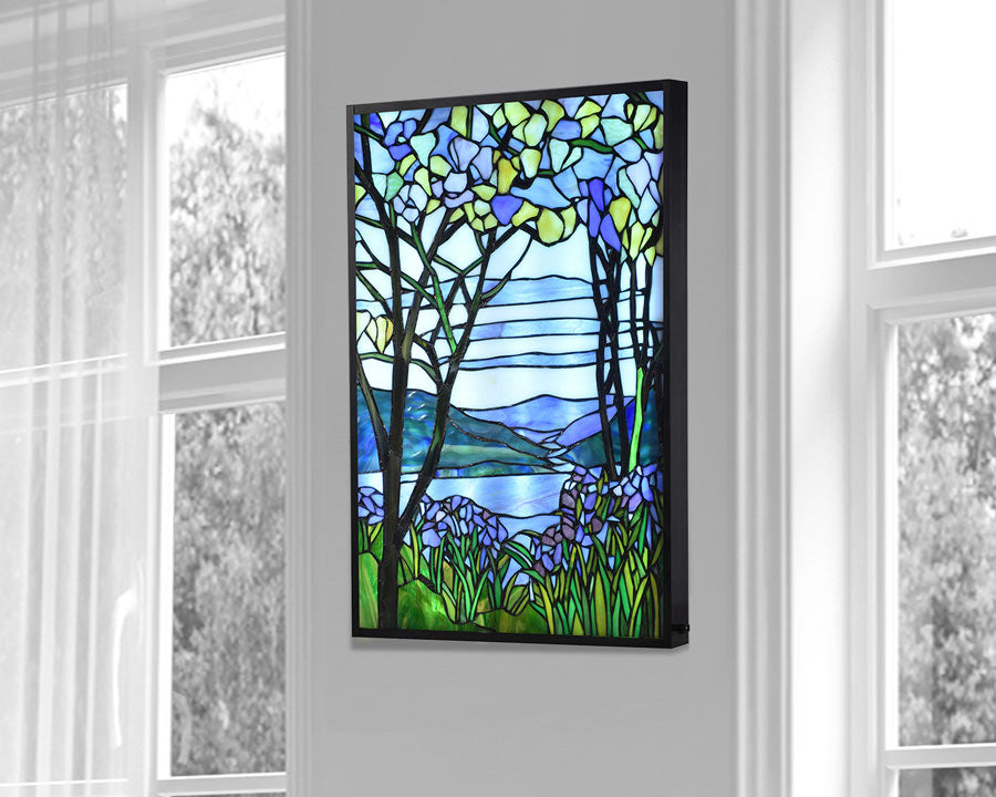 Magnolia 27"H LED Tiffany Wall Fixture
