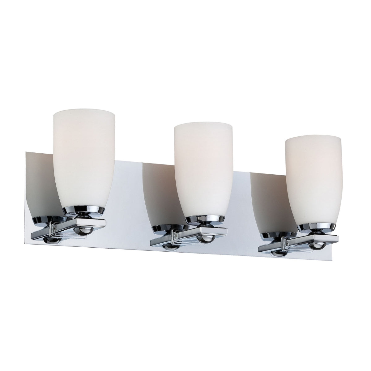 Shpere 3L bath and vanity w/ white opal glas / chrome