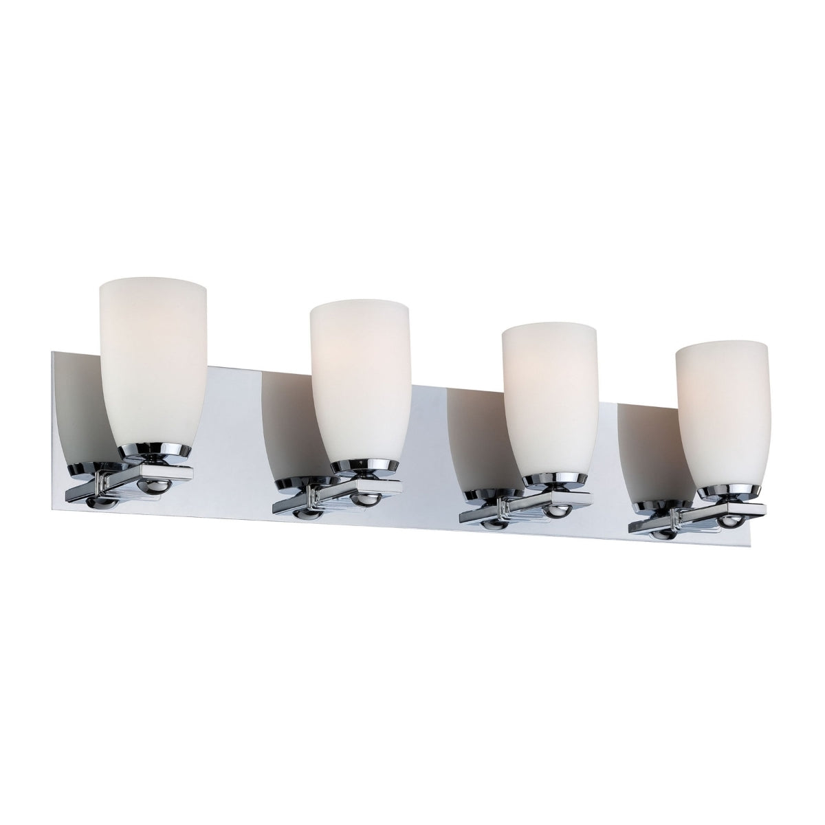 Shpere 4L bath and vanity w/ white opal glas / chrome