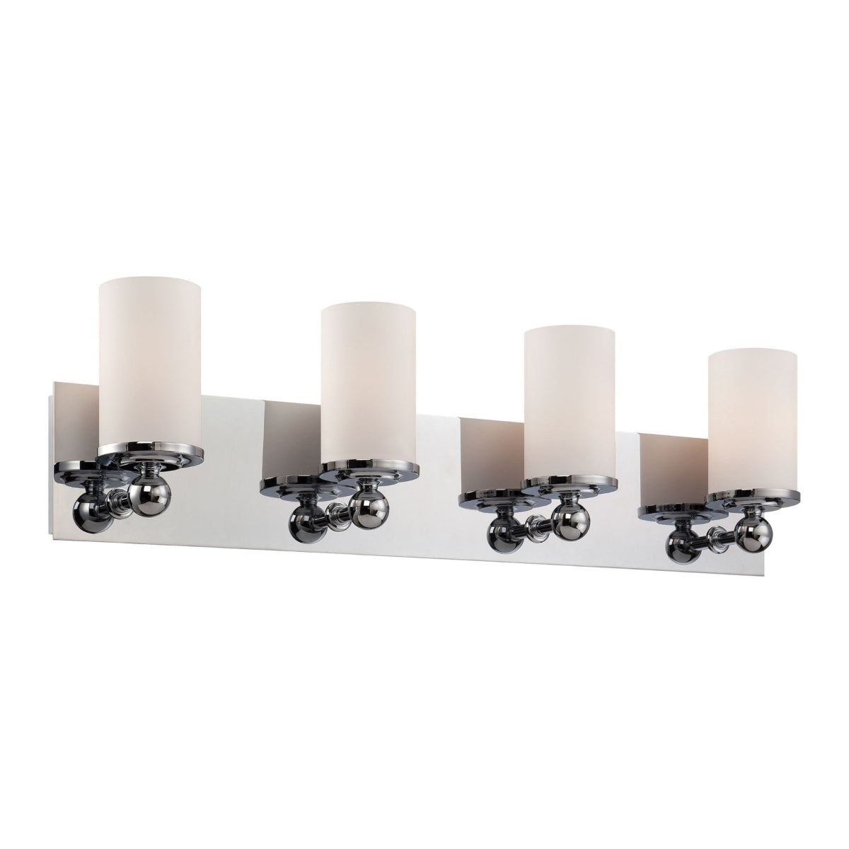 Adam 4L bath and vanity w/white opal glass / chrome