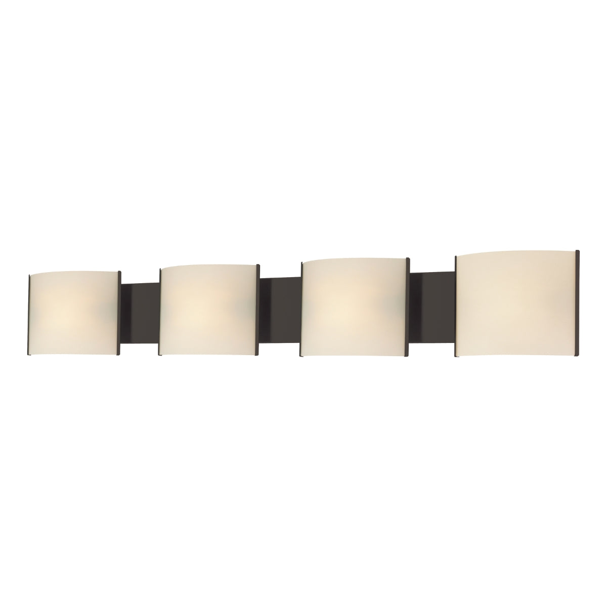 Pannelli 4 light ORB with white opal glass