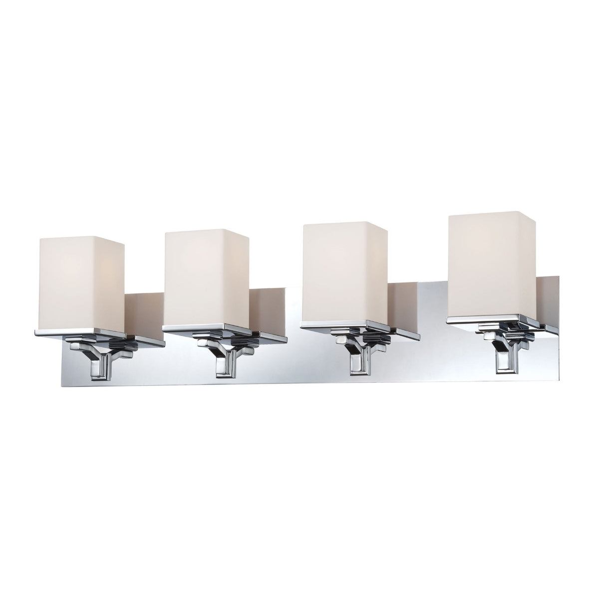 Ramp 4 lite vanite Opal Glass/w Chrome finish