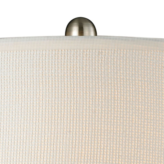 Blue Hammered Glass 27" Table Lamp