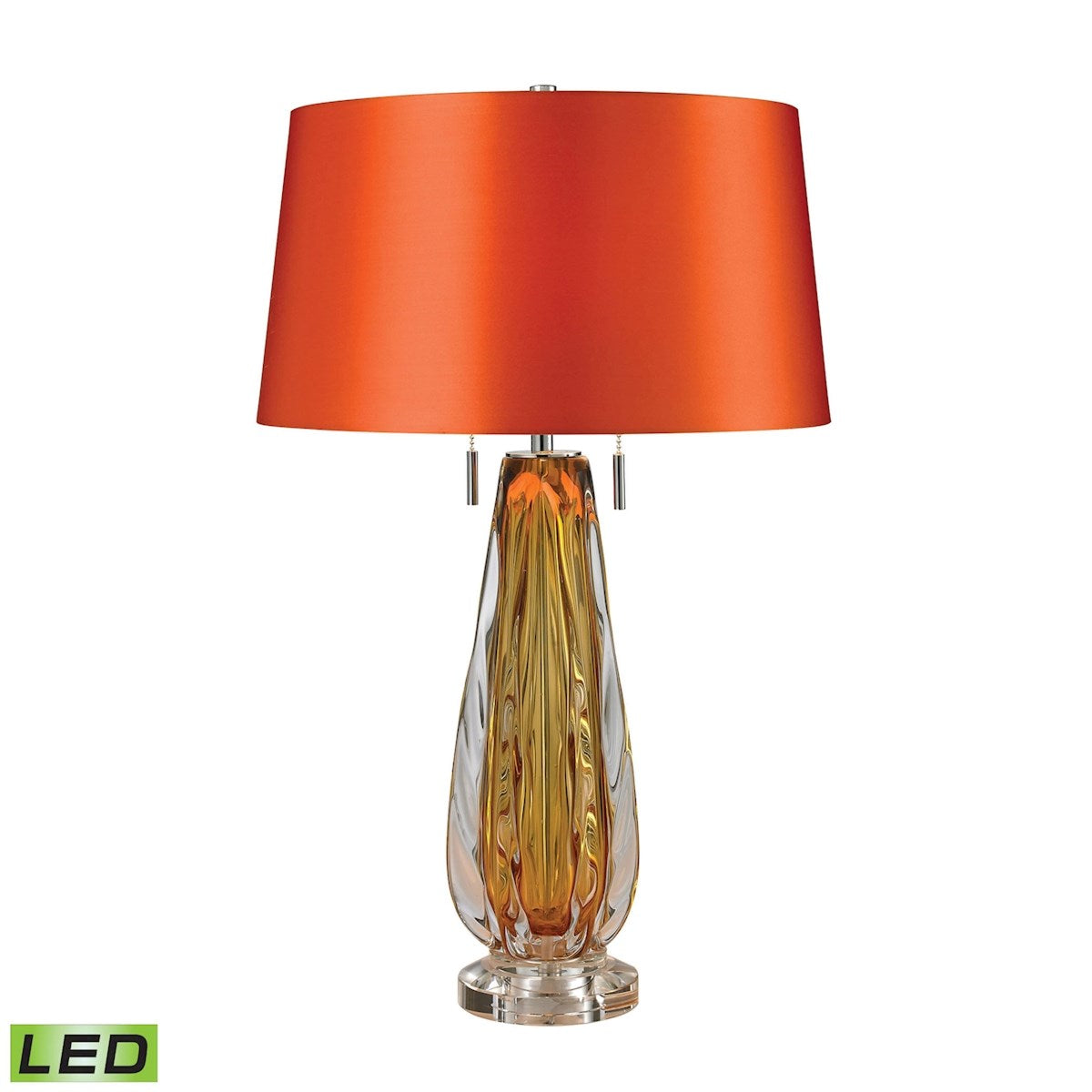 Modena 26" Free Blown Glass LED Table Lamp