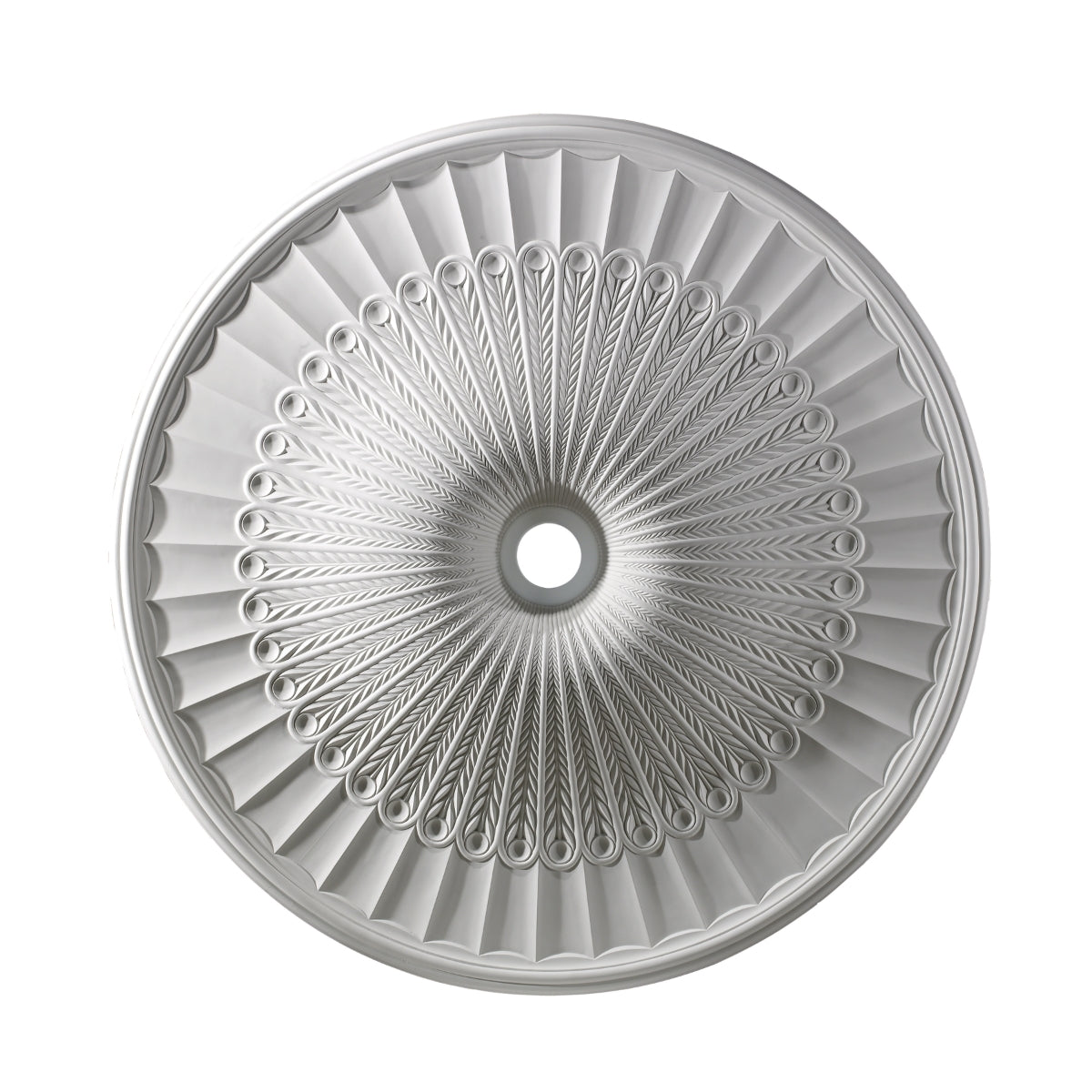 Hillspire Medallion 51 Inch in White Finish