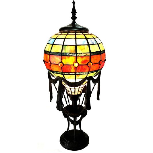 Tiffany-Style Hot Air Balloon 1 Light Table Lamp