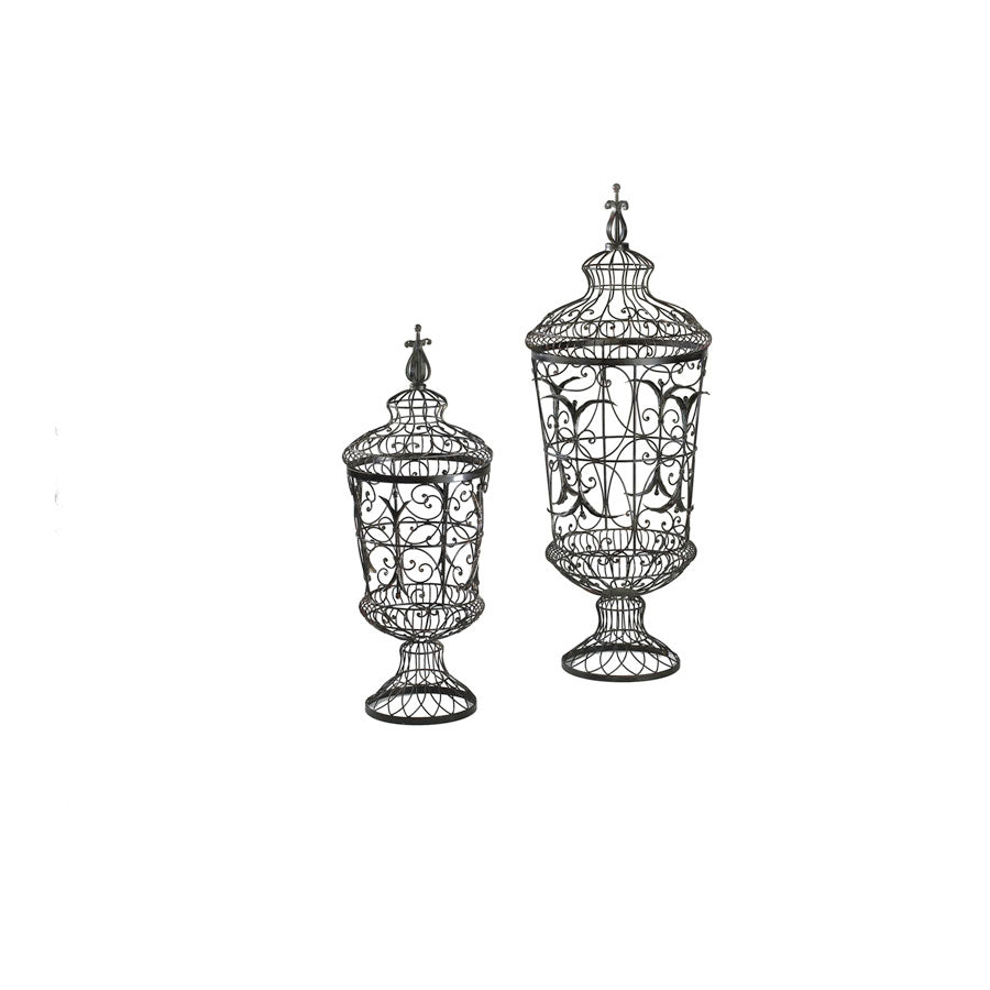 Brocade Urns