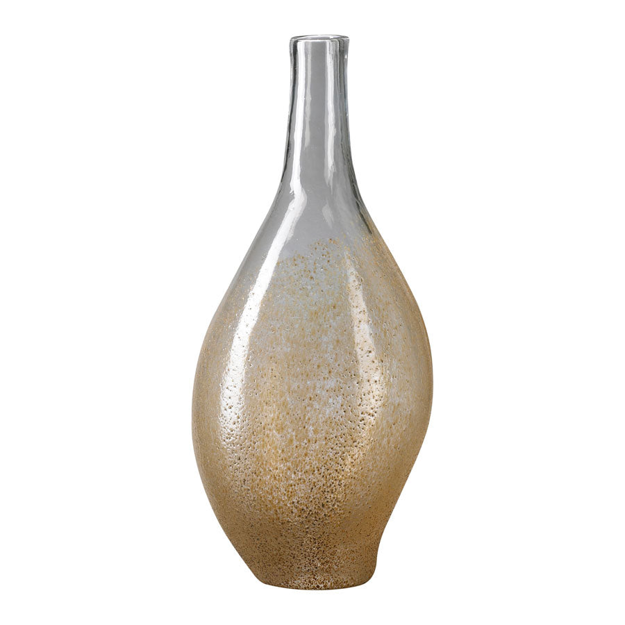 Large Mocha Dipped Vase