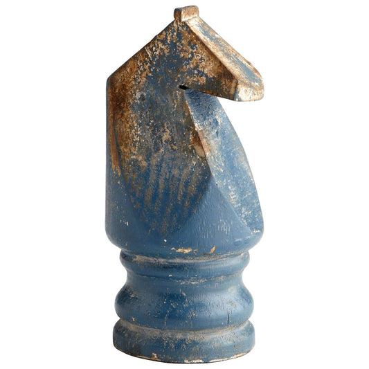 Blue Knight Sculpture