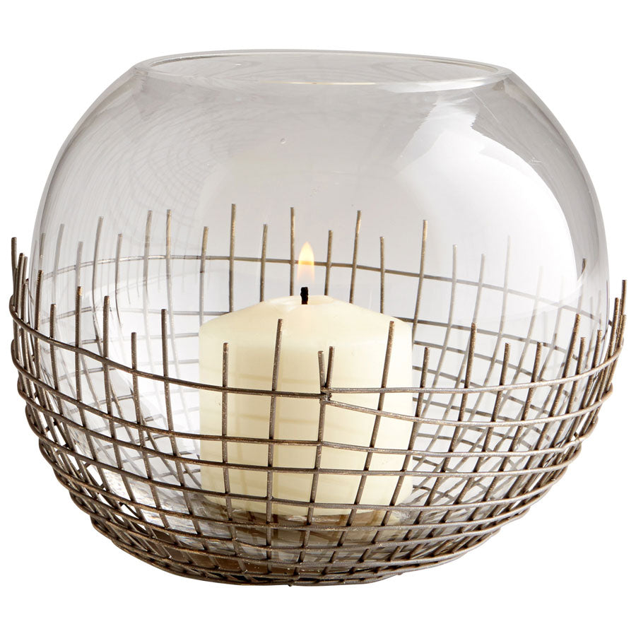 Large Silk Candleholder