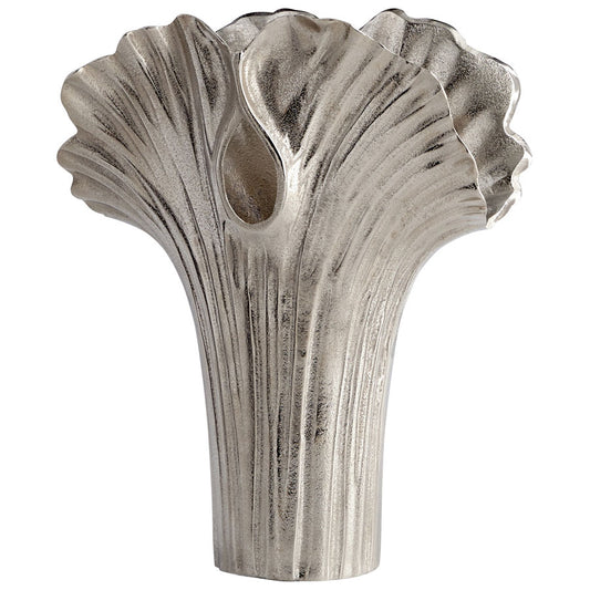 Large Alloy Palm Vase