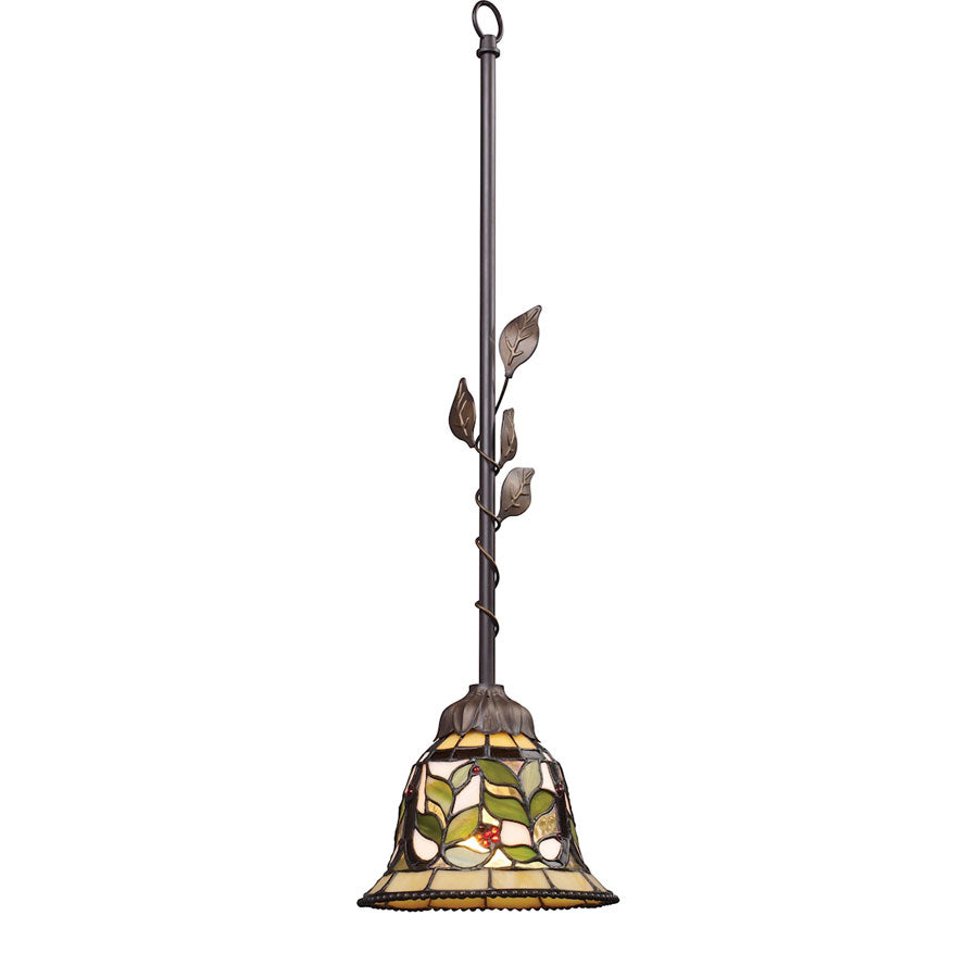 Latham 1-Light Pendant in Tiffany Bronze W/Highlts