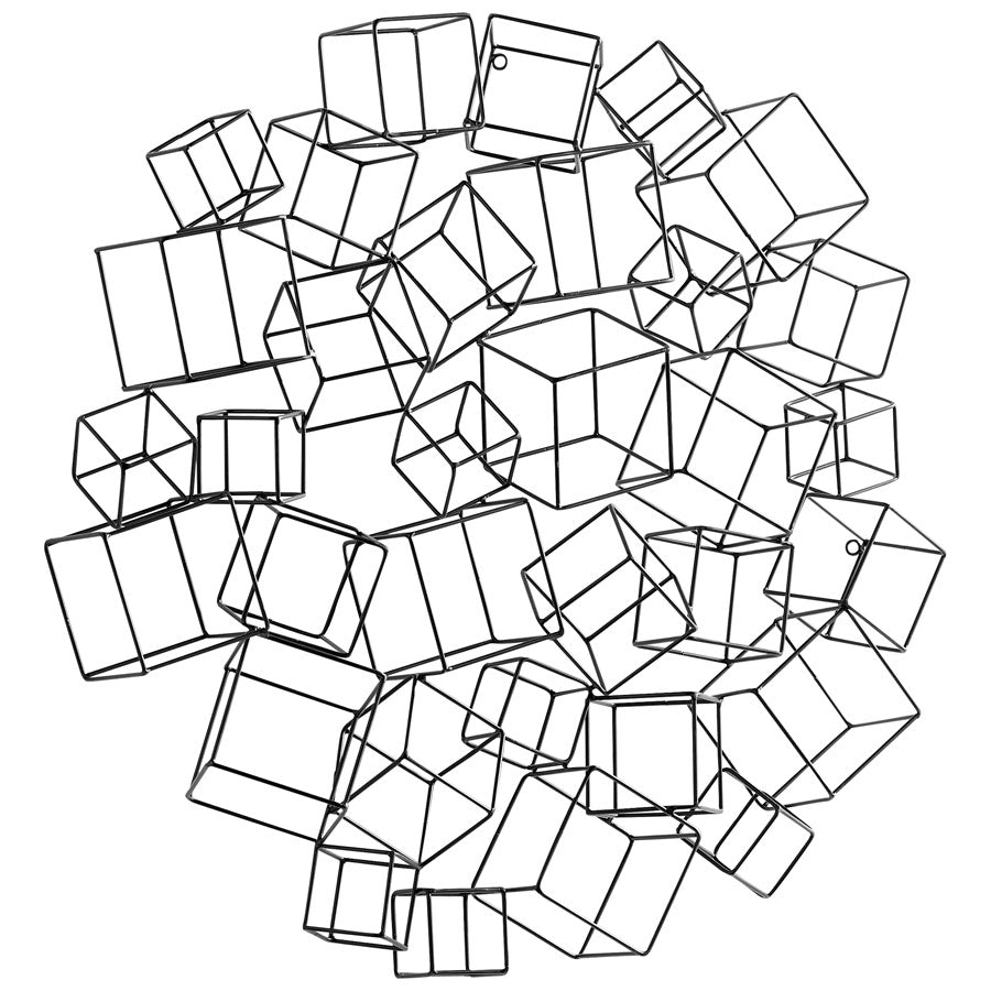Cubed Wreath Wall Art