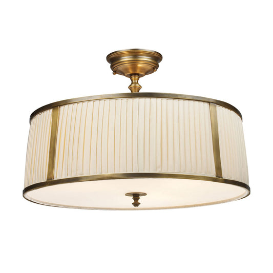 Williamsport 4-Light Semi-Flush in Vintage Brass Patina