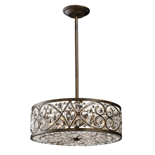 Amherst 6-Light Pendant in Antique Bronze