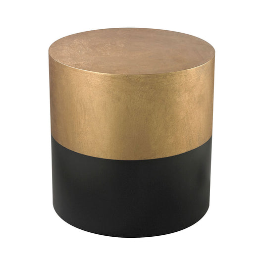 Black And Gold Draper Drum Table