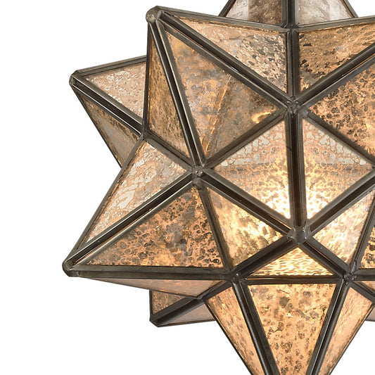 Moravian Star Pendant - Bronze
