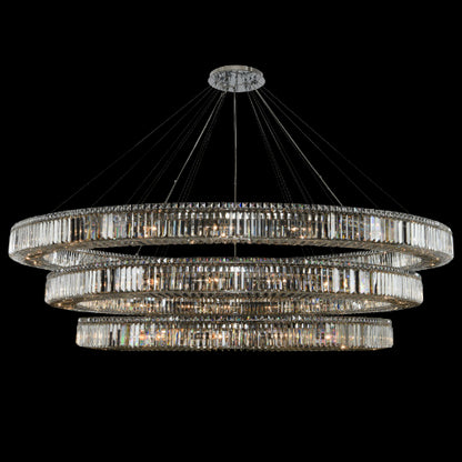 Rondelle (60 + 72 + 84) Inch 3 Tier Pendant