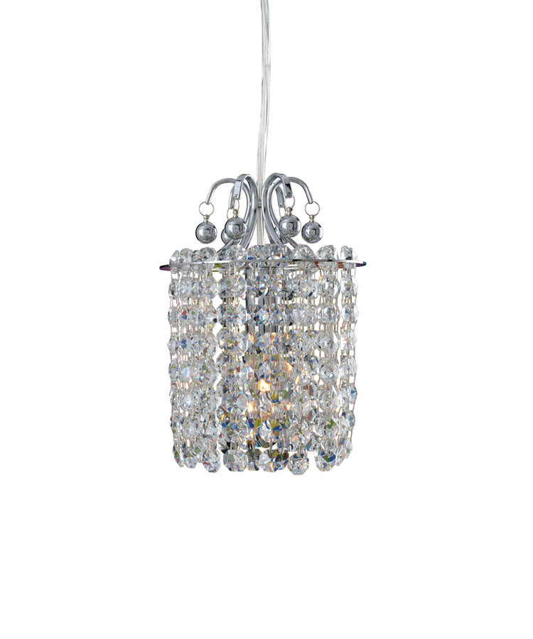 Milieu 1 Light Mini Pendant Clear Swarovski Elements Crystal