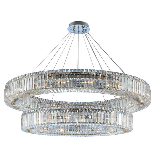 Rondelle (36 + 47) Inch 2 Tier Pendant