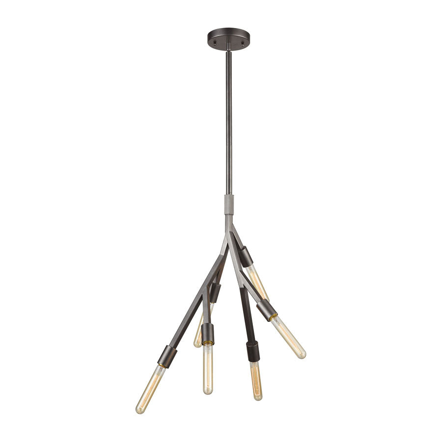 Freeform 6 Chandelier Dark Graphite