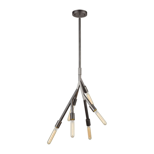 Freeform 6 Chandelier Dark Graphite