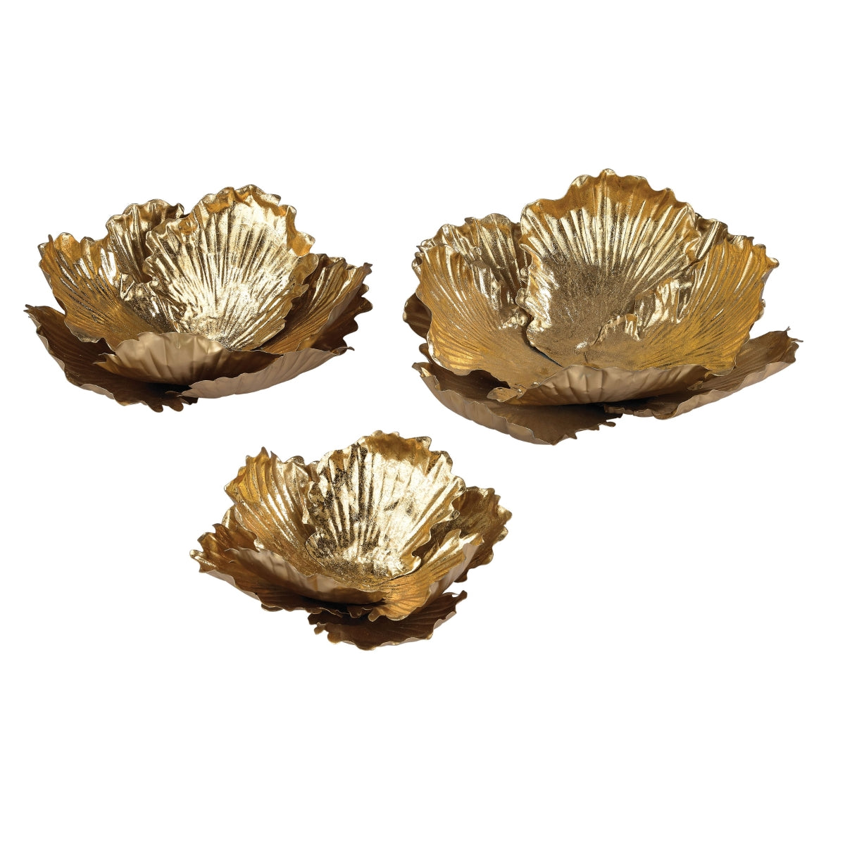 Organic shaped wall art. - Set of 3