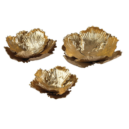 Organic shaped wall art. - Set of 3